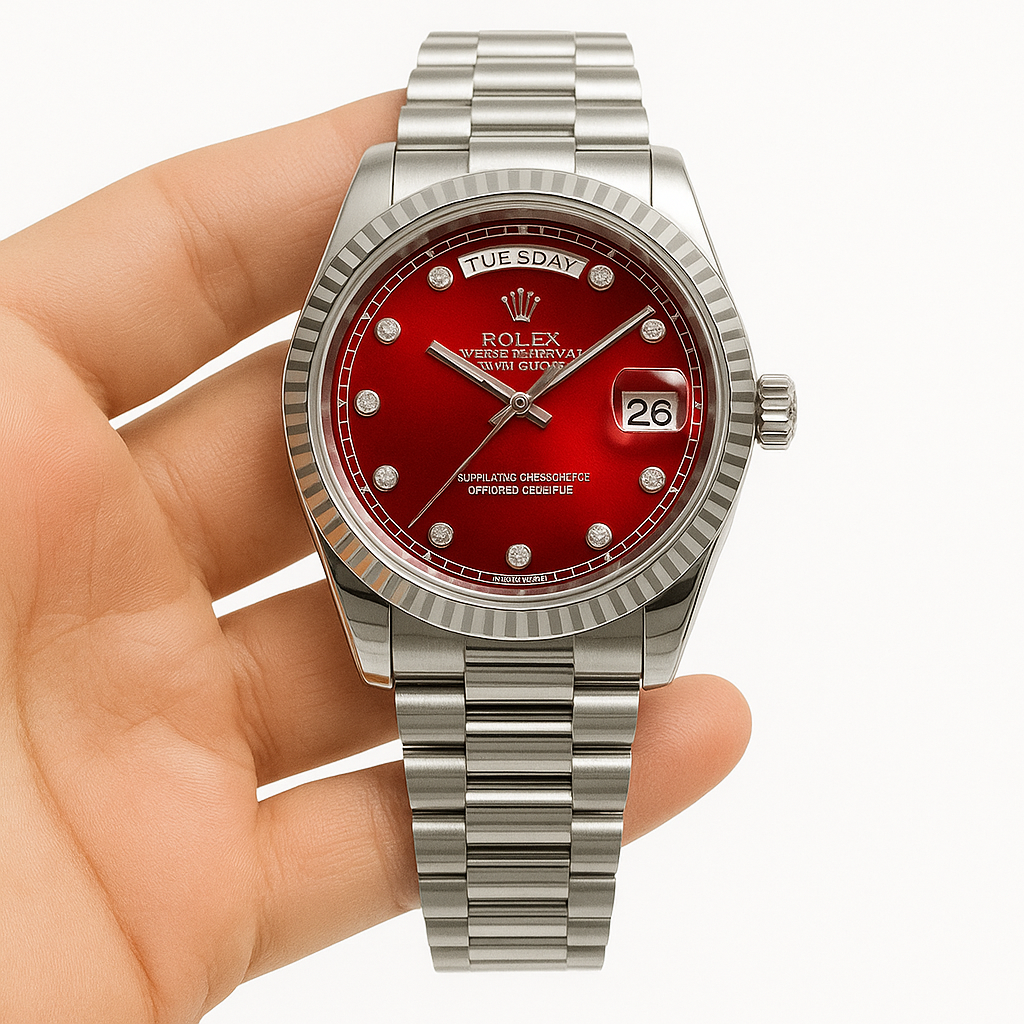 Rolex Date . Day with luxury box