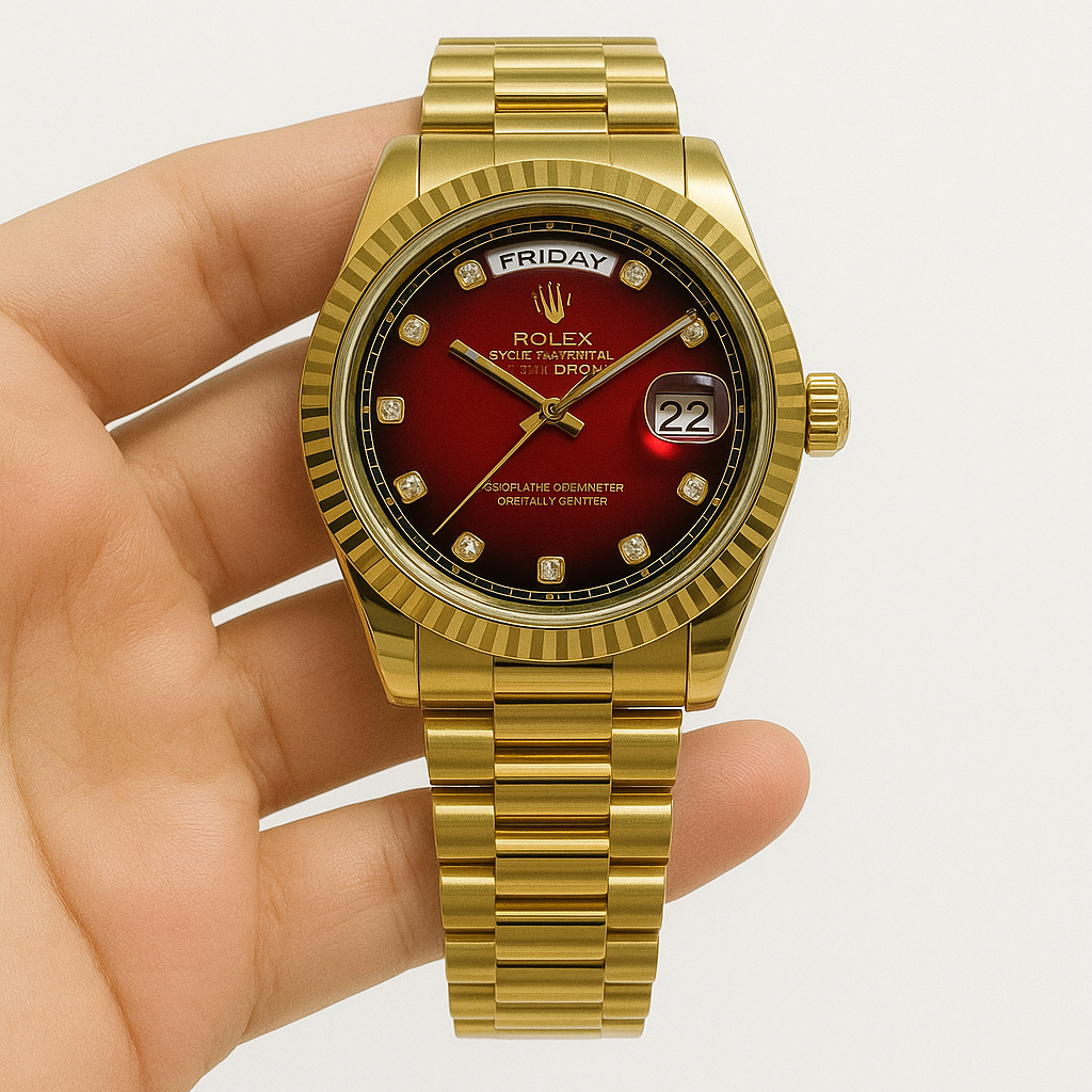 Rolex Date . Day with luxury box